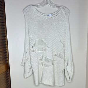 Zara pull over Women's Cream Sweater